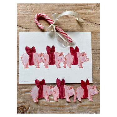 Hand-painted The Piggies - Gemini Atelier