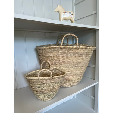 Palm Leaf Shopping Basket - Large - Gemini Atelier