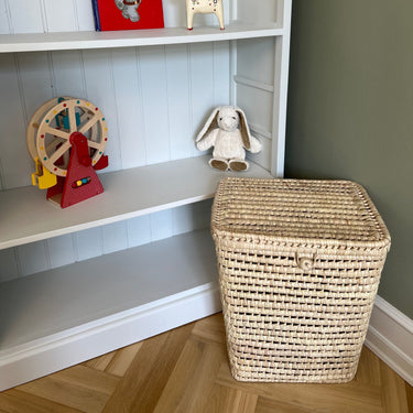 Palm Leaf Laundry Basket - Gemini Atelier