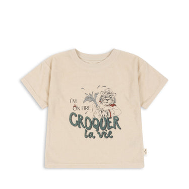 Konges Sløjd Itty Terry Cloth T-Shirt - Antique White - Gemini Atelier