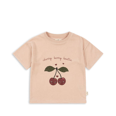 Konges Sløjd Itty Terry Cloth T-Shirt - Cameo Rose - Gemini Atelier
