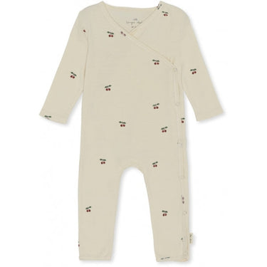 Konges Sløjd Newborn Onesie - Cherry - Gemini Atelier
