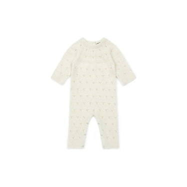 Bonton Baby Knitted Onesie - Off-white - Gemini Atelier