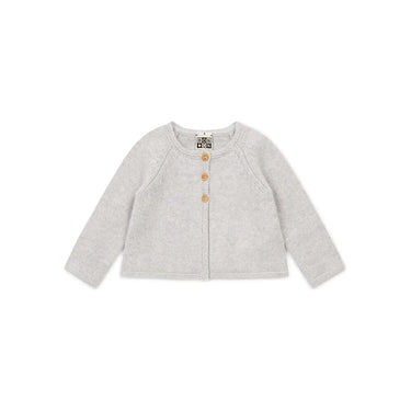 Bonton Baby Knitted Cardigan - Heather Grey - Gemini Atelier