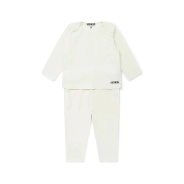 Bonton Newborn Top & Pant Fleece Set - Off-white - Gemini Atelier