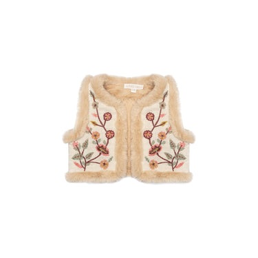 Louise Misha Libra Reversible Vest - Cream - Gemini Atelier