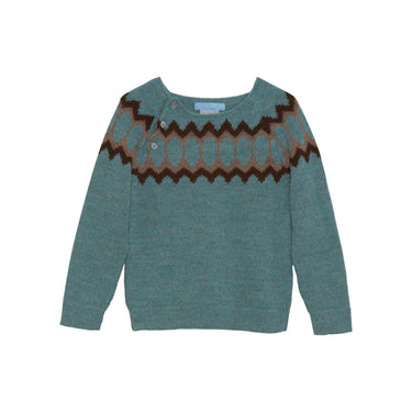 Serendipity Alpaca Raglan Sweater - Dusty Teal - Gemini Atelier