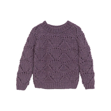 Serendipity Alpaca Wave Sweater - Heather - Gemini Atelier