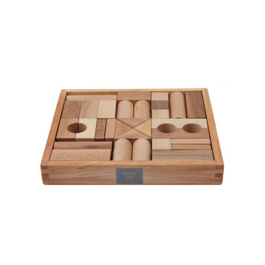 Wooden Story Blocks 30 pcs - Natural - Gemini Atelier
