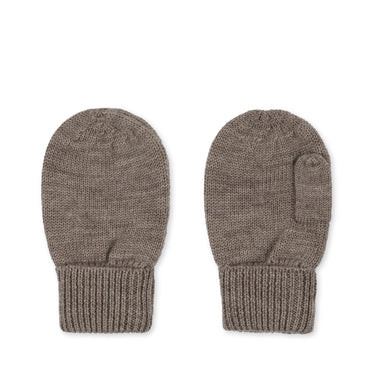 Konges Sløjd Louli Mittens - Soft Brown - Gemini Atelier