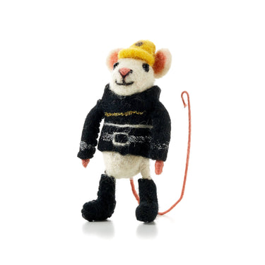 The Firefighter Felt Mouse - Gemini Atelier