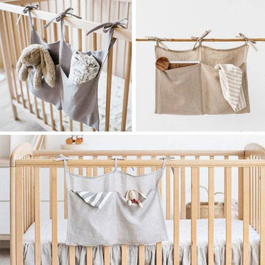 Baby Bed Organizer - Grey - Gemini Atelier