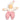 Nanchen Möpschen Doll - Pink Stripes