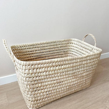 Palm Leaf Open Basket - XL