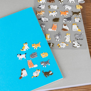 Puffy Stickers - Cats