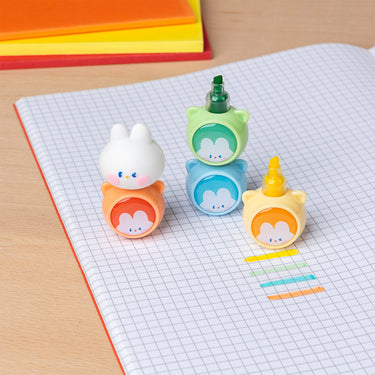 Stackable Highlighters Set - Cute Bunnies