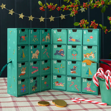 Fill your Own Advent Calendar - Festive Dog Friends