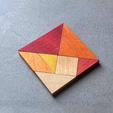 Wooden Story Tangram - Warm