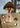 Tall Hat Tales - Hand-painted Brown Mushroom Mom with Children