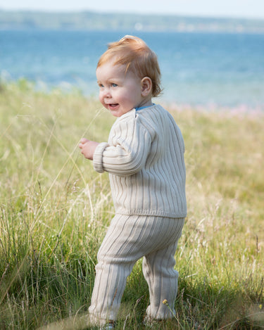 Baby Rib Leggings - Seashell - GEMINI ATELIER