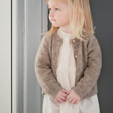 Serendipity Baby Alpaca Cardigan - Fudge