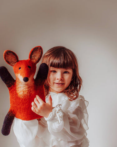 Fraser the Fox Hand Puppet - GEMINI ATELIER