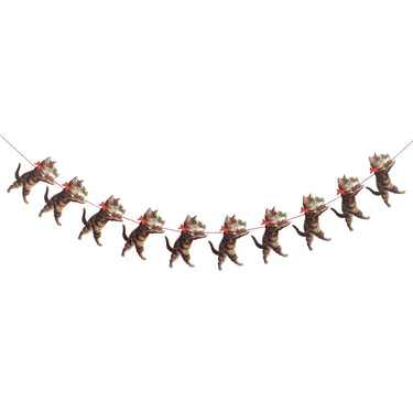 Christmas Cats Paper Garland
