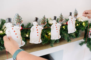 Snowmen Paper Garland