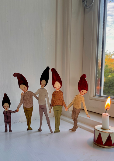 Tall Hat Tales - Hand-painted Elves