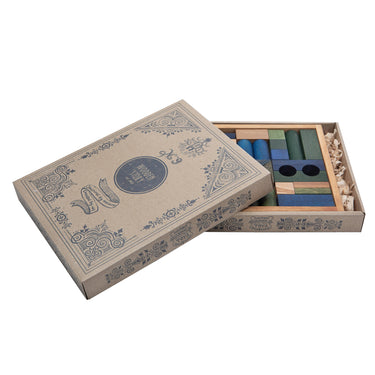 Wooden Story Blocks 30 pcs - Cold - Gemini Atelier