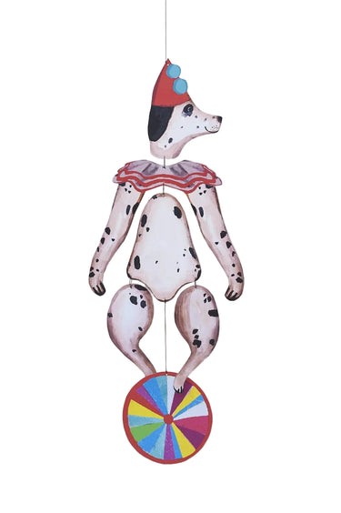 Wini Tapp - Circus Dog Kinetic Mobile