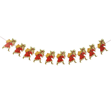 Santa Claus Paper Garland