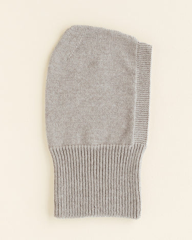 Hvid Eddy Balaclava - Pebble - Gemini Atelier