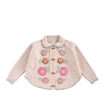 Louise Misha Khella Cape Cardigan - Blush