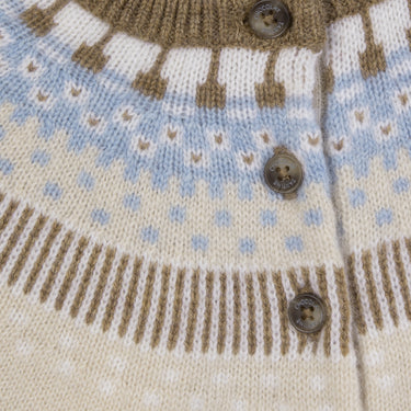 Tartine et Chocolat Wool Sweater - Beige Jacquard