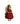 Gamcha Christmas Ornament - Dark Red Fluffy Angel