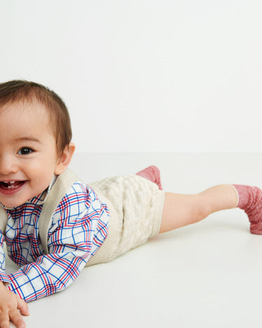 Baby Knitted Bloomers - Ecru - GEMINI ATELIER