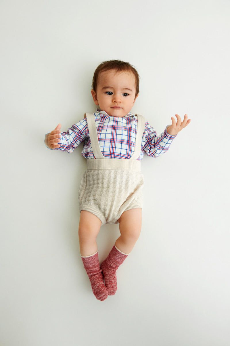 Baby Knitted Bloomers - Ecru - GEMINI ATELIER