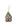 Gamcha Christmas Ornament - Brown Gingerbread House