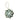 Gamcha Christmas Ornament - Green Snowflake