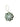 Gamcha Christmas Ornament - Green Snowflake