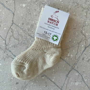 Hirsch Wool Socks - Natural