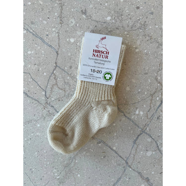 Hirsch Wool Socks - Natural