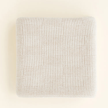 Hvid Ivy Blanket - Cream