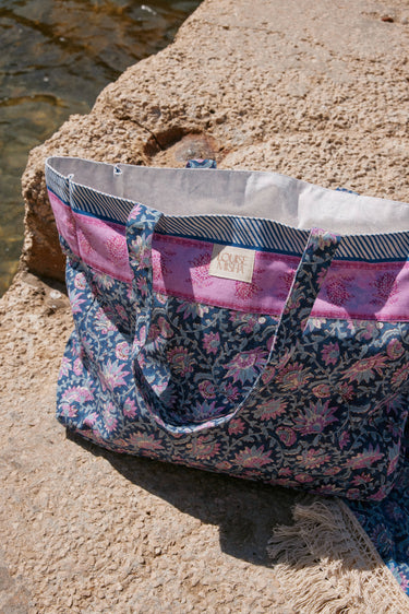 Louise Misha Beverly Tote Bag - Blue Capri Cove