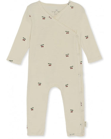 Newborn Onesie GOTS - Cherry - GEMINI ATELIER