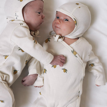 Newborn Onesie GOTS - Lemon - GEMINI ATELIER