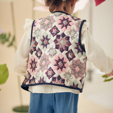 Louise Misha Andresa Reversible Vest - Small Star Patchwork