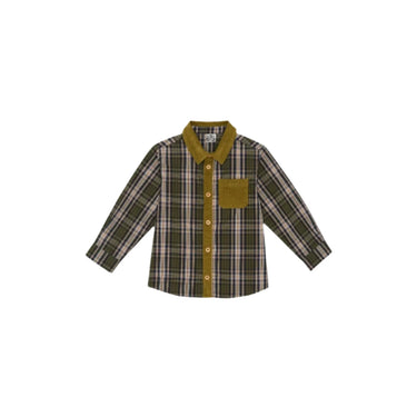 Bonton Jerry Shirt - Khaki Plaid