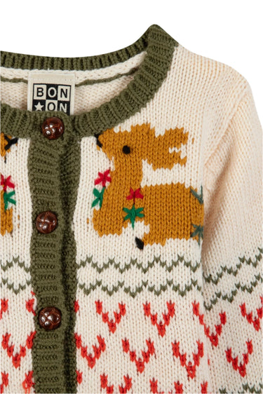 Bonton Lilet Cardigan - Off-white - Gemini Atelier